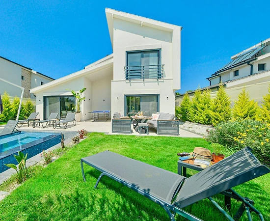 Fethiye Çiftlik'te Bohem Tasarımlı, Özel Havuzlu, Lüks Villa - 1