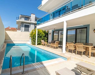 Fethiye Çiftlik'te Geniş Ailelere Uygun, Özel Havuzlu, Lüks Villa - 3