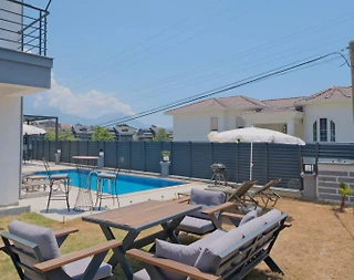 Fethiye Çiftlik'te Geniş Alanlara Sahip, Özel Havuzlu, Kiralık Villa - 5