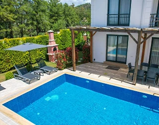Fethiye Çiftlik'te Harika Doğada, Özel Havuzlu, Tatil Villası - 1