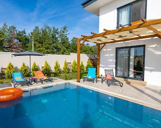 Fethiye Çiftlik'te Harika Doğada, Özel Havuzlu, Tatil Villası - 2