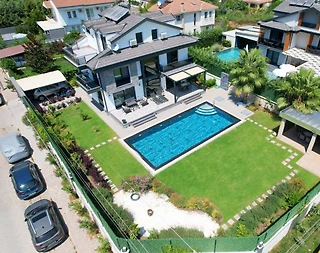Fethiye Çiftlik'te Sakin Konumda, Özel Havuzlu, Modern Villa - 4