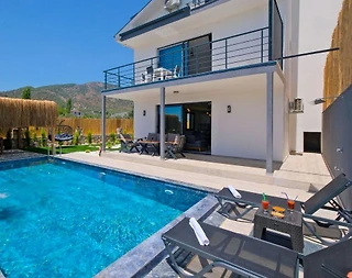 Fethiye Eldirek'te Muhteşem Doğada, Özel Havuzlu, Modern Villa - 1
