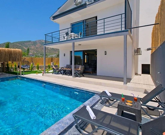 Fethiye Eldirek'te Muhteşem Doğada, Özel Havuzlu, Modern Villa - 1