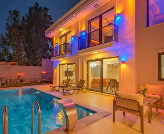 Fethiye Eldirek'te Çekirdek Ailelere Uygun, Özel Havuzlu, Modern Villa - 1
