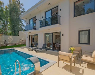 Fethiye Eldirek'te Doğa İçerisinde, Özel Havuzlu, Jakuzili Villa - 1