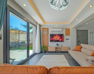 Fethiye Eldirek'te Doğa İçerisinde, Özel Havuzlu, Jakuzili Villa - 5