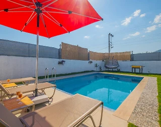 Fethiye Eldirek'te Doğa İçerisinde, Özel Havuzlu, Modern Villa - 2