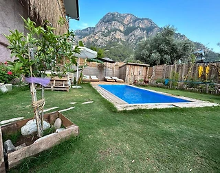 Fethiye Faralya'da Balayı Çiftlerine Uygun, Özel Havuzlu, Kiralık Villa - 4