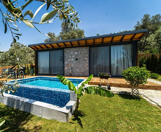 Fethiye Faralya'da Yemyeşil Doğada, Özel Havuzlu, Balayı Villası - 1