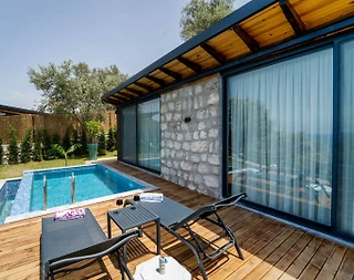 Fethiye Faralya'da Yemyeşil Doğada, Özel Havuzlu, Balayı Villası - 2