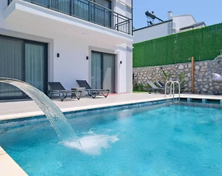 Fethiye Karaağaç'ta Doğa İçerisinde, Özel Havuzlu, Modern Villa - 3