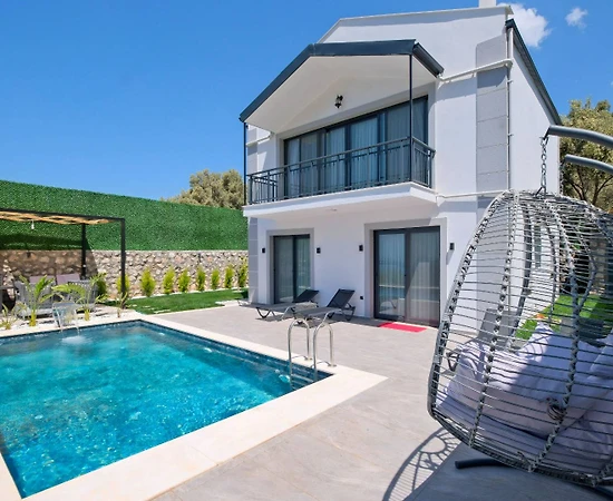 Fethiye Karaağaç'ta Doğa İçerisinde, Özel Havuzlu, Modern Villa - 1