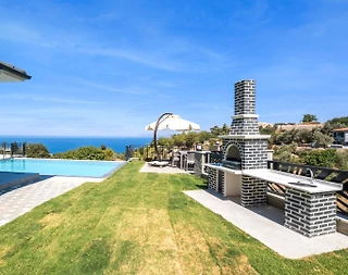 Fethiye Faralya'da Yemyeşil Doğada, Özel Havuzlu, Konforlu Villa - 4