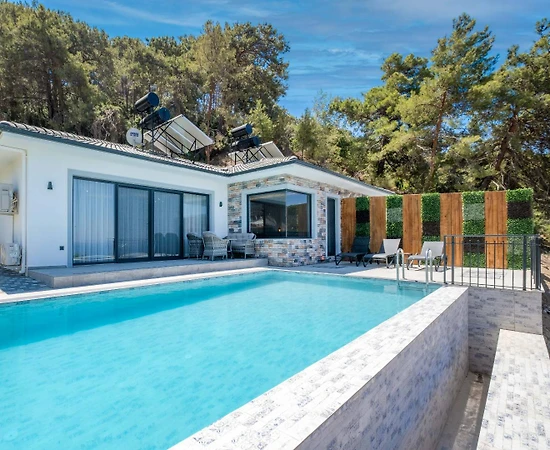 Fethiye Faralya'da Yemyeşil Doğada, Özel Havuzlu, Konforlu Villa - 1