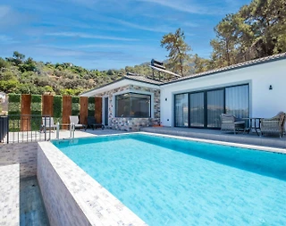 Fethiye Faralya'da Nezih Konumda, Özel Havuzlu, 6 Kişilik Villa - 2