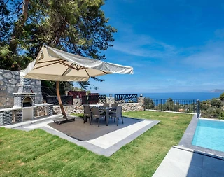 Fethiye Faralya'da Nezih Konumda, Özel Havuzlu, 6 Kişilik Villa - 4