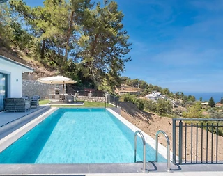Fethiye Faralya'da Nezih Konumda, Özel Havuzlu, 6 Kişilik Villa - 3