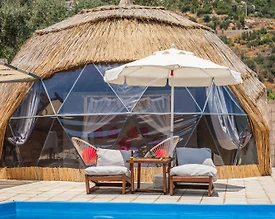 Fethiye Faralya'da Balayı Çiftlerine Uygun, Özel Havuzlu, Kiralık Glamping - 2