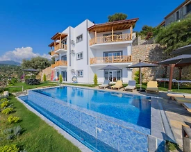 Fethiye Faralya'da Deniz Manzaralı, Sonsuzluk Havuzlu, Lüks Villa - 2