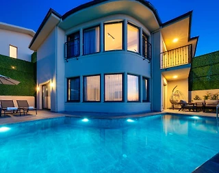 Fethiye Faralya'da Doğa İçerisinde, Özel Havuzlu, Lüks Villa - 1
