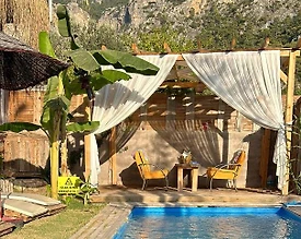 Fethiye Faralya'da Huzurlu Doğada, Özel Havuzlu, Balayı Villası - 2