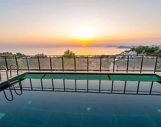 Fethiye Faralya'da Muhteşem Deniz Manzaralı, Özel Havuzlu, 4+1 Villa - 1