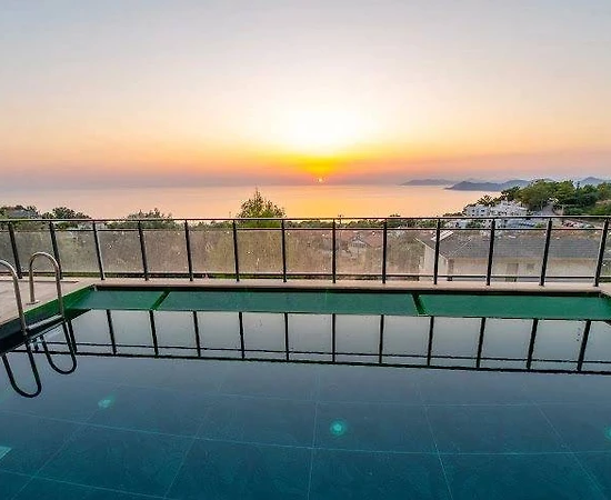 Fethiye Faralya'da Muhteşem Deniz Manzaralı, Özel Havuzlu, 4+1 Villa - 1