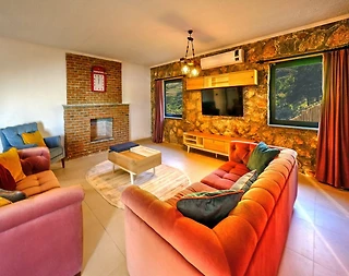 Faralya'da Muhteşem Orman Manzaralı, Özel Havuzlu, Saunalı Villa - 4