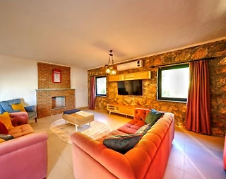 Faralya'da Muhteşem Orman Manzaralı, Özel Havuzlu, Saunalı Villa - 5