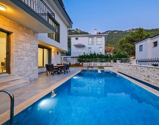 Fethiye Faralya'da Doğanın Kalbinde, Özel Havuzlu, İkiz Villa - 4
