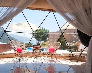 Fethiye Faralya'da Sakin Konumda, Özel Havuzlu, Şık Glamping - 5