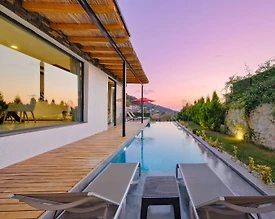 Fethiye Faralya'da Sessizlik İçerisinde, Özel Havuzlu, Kiralık Villa - 2