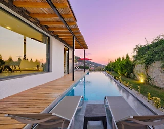Fethiye Faralya'da Sessizlik İçerisinde, Özel Havuzlu, Kiralık Villa - 2