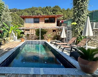 Fethiye Faralya'da Deniz Manzaralı, Isıtmalı Havuzlu, Lüks Villa - 2