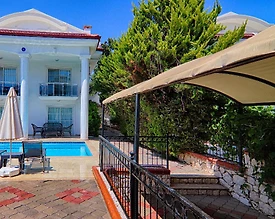 Fethiye Foça'da Merkeze Yakın Konumda, Özel Havuzlu, Kiralık Villa - 3