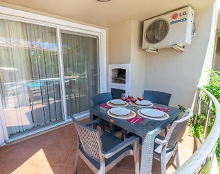 Fethiye Foça'da Çalış Plajına Yakın, Ortak Havuzlu, 1+1 Daire - 5