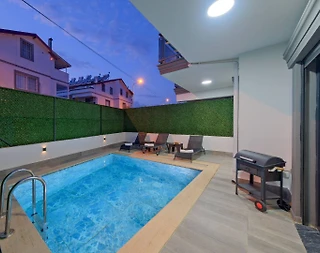 Fethiye Foça'da Doğayla Baş Başa, Özel Havuzlu, 8 Kişilik Villa - 4