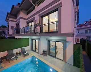 Fethiye Foça'da Doğayla Baş Başa, Özel Havuzlu, 8 Kişilik Villa - 3