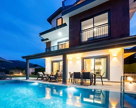 Fethiye İnlice'de Doğa İçerisinde, Özel Havuzlu, Kiralık Villa - 3