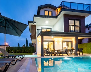 Fethiye İnlice'de Doğa İçerisinde, Özel Havuzlu, Kiralık Villa - 5