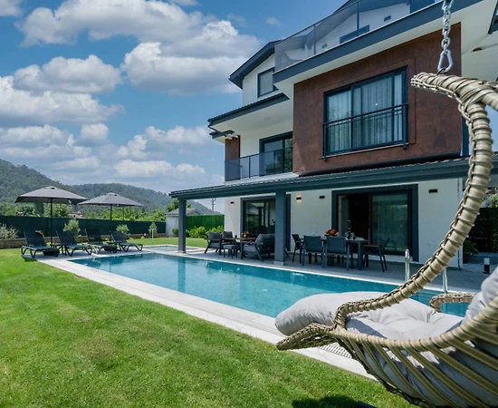 Fethiye İnlice'de Şehirden Uzakta, Özel Havuzlu, Ferah Villa - 1