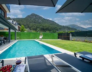 Fethiye İnlice'de Şehirden Uzakta, Özel Havuzlu, Ferah Villa - 2