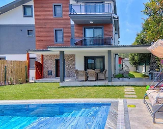 Göcek'te Kalabalık Aileler İçin Uygun, Özel Havuzlu, Lüks İkiz Villa - 2