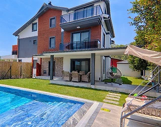 Göcek'te Kalabalık Aileler İçin Uygun, Özel Havuzlu, Lüks İkiz Villa - 5
