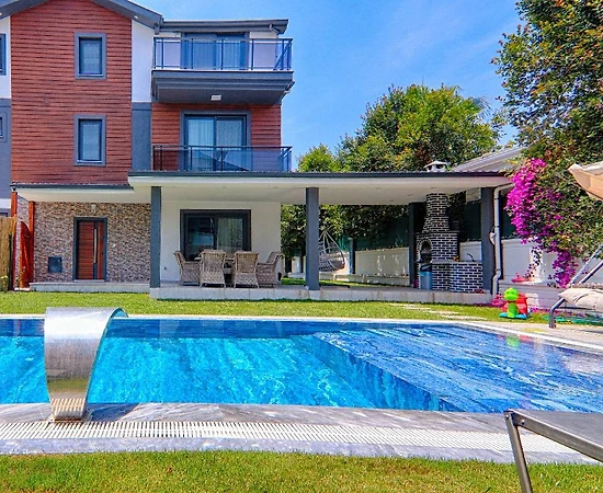 Göcek'te Kalabalık Aileler İçin Uygun, Özel Havuzlu, Lüks İkiz Villa - 1