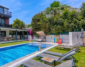 Göcek'te Kalabalık Aileler İçin Uygun, Özel Havuzlu, Lüks İkiz Villa - 3