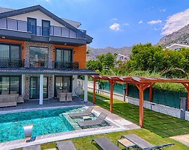 Fethiye Göcek'te Özel Havuzlu, Kalabalık Ailelere Uygun, Lüks Villa - 2