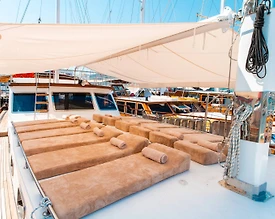 Fethiye Göcek'in Benzersiz Koylarında, 5 Kamaralı, Özel Yapım Gulet - 3