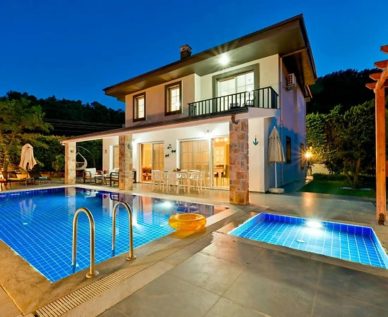 Fethiye İnlice'de 6 Kişi Kapasiteli, Özel Havuzlu, Lüks Villa - 1